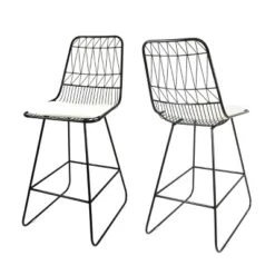Set Of 2 Walcott Modern Iron Counter Height Barstools - Christopher Knight Home -Furniture Promotion Series GUEST fcd9495d 3aab 4292 b047 fc8b2875f709