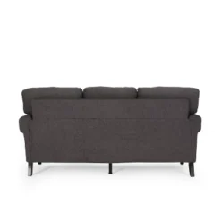 Burkehaven Contemporary Fabric 3 Seater Nailhead Trim Sofa Gray/Dark Brown - Christopher Knight Home -Furniture Promotion Series GUEST fcec7ea2 d587 4f49 ab7c 95d152b51460