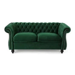 Somerville Traditional Chesterfield Loveseat - Christopher Knight Home -Furniture Promotion Series GUEST fd684556 2dda 4409 9319 b610edd5f60a