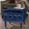 Esther Tufted Ottoman Navy Blue - Christopher Knight Home