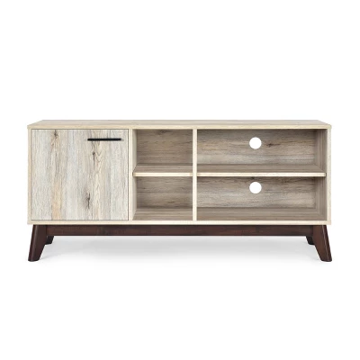 Rattler Mid-Century Modern TV Stand With Storage For TVs Up To 43" - Christopher Knight Home 8 Rattler Mid-Century Modern TV Stand With Storage For TVs Up To 43" - Christopher Knight Home - Image 8