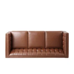Pondway Contemporary Faux Leather Tufted 3 Seater Sofa - Christopher Knight Home -Furniture Promotion Series GUEST feea1545 eddc 4059 a5b2 797839a88aa7